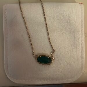 Gold and Emerald Kendra Scott